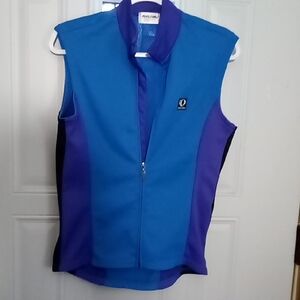 Pearl Izumi Blue and Purple and Black Cycling Vest